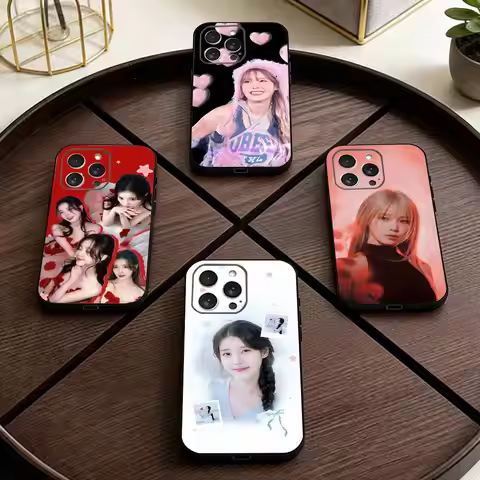S-Singer I-IU L-Lee-Ji-Eun Phone Case For iPhone 17,16,15,14,13,12,11 Plus,Pro Max,XS,Soft Silicone 