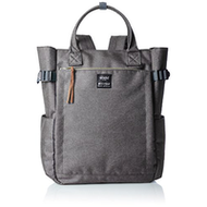 anello 杢調聚酯帆布 10口袋2WAY手提斜背包 AT-C1225 GY 灰色
