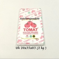 kantong Plastik PE merk Tomat UK 20x35,17x35,15x30,12x25 ,10x20