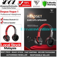 DOQAUS VOGUE 1 NFC Bluetooth 5.0 Twist Out Loud Wireless Deep Bass Over Head Headphone Speaker Build