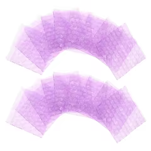 50Pcs Heart Shaped Bubble Bags Thickened Padded Packaging Envelopes Flat Surface Protective Bubble S