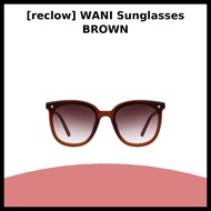 [reclow] WANI Sunglasses BROWN / Korean Sunglasses / Cat-Eye Frame / 100% Genuine by reclow