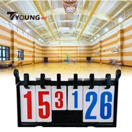 [Available] Scoreboard Score Keeper Tabletop or Hanging Compact 39cmx23cm 6 Digit for Soccer Basebal