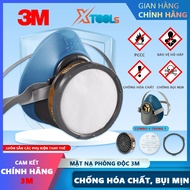 Bộ mặt nạ phòng độc 3M HF52-3301K-7711-385 (4 món) - Mặt nạ chống độc lọc bụi dùng phun sơn phun xịt