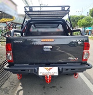 กันชนท้ายออฟโรด วีโก้ 2003-2013 ทุกรุ่น R3 แถมห่วงแดง 1 คู่ Toyota Vigo rear offroad bumper