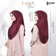 🔥Ironless🔥 Laura Plain by Liyyan Couture | Ready Stock | Express Hijab | Limited Stock  | 📁Album A
