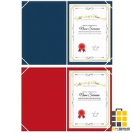 A4 Certificate Clip Collection A0814 (Random Color) [Jiucheng Jiu Stationery] A4 A4 Graduation