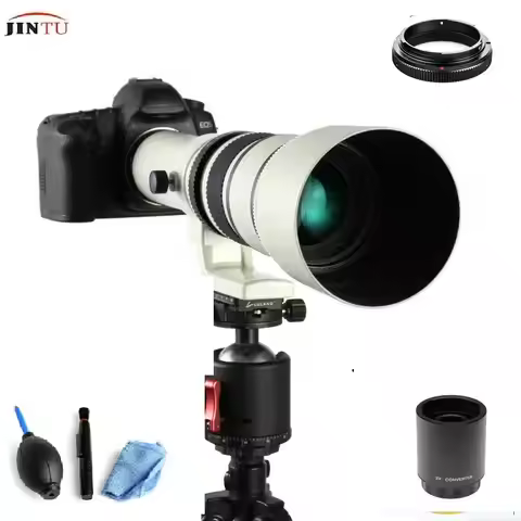 JINTU 500mm/1000mm f8.0 Telephoto Mirror Lens for Canon NIKON PENTAX SONY DSLR Cameras with Free Bag
