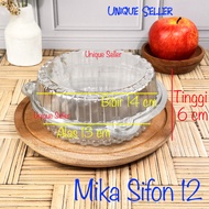 [Isi 10] Mika Kue Bolu Bulat Sifon 12 cm Tinggi 6 cm / Mika SF 1206 Tinggi 6 Cm / Mika Chiffon bunda