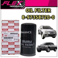 ISUZU D-MAX 4JJ1 4JK1 2500CC 3000CC TF85 TF86 2008-2012 OIL FILTER 8-97358720-0 O8721 DMAX MINYAK HI