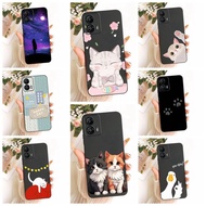 Cover Motorola Moto G73 5G Case Silicone Cute Cat Fashion Butterfly Funny Painted Casing Motorola G7