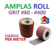 Sandpaper Roll Meter Paper Grit 60 - 400 Sand Paper