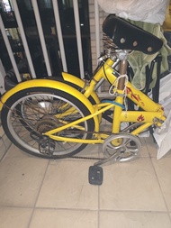 黃色摺車 20吋