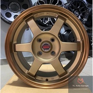 Volk Rays TE37 [Bronze &amp;Gloss Black] Sport Rim 15x6.5JJ ET40 (4x100)