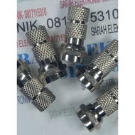 F BNC CONNECTOR I BNC THREAD RG6 CABLE CONNECTION CCTV TV