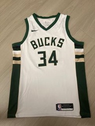 NBA Nike Swingman Jersey Milwaukee Bucks Antetokounmpo size 48 L basketball 密爾沃基公鹿雄鹿隊籃球球衣波衫背心安迪度安寶顏迪
