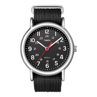 Jam Tangan Pria Timex Weekender Slip-Thru T2N647 Indiglo Black Dial Black Nylon Strap