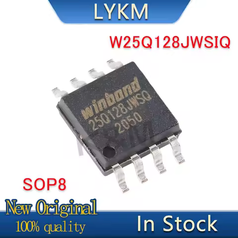 5-10/PCS New Original W25Q128JWSIQ 25Q128JWSIQ W25Q128JWSQ 25Q128JWSQ SOP8 1.8V 128M-bit serial flas