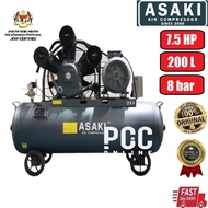 Asaki CW-A450-8.0A Air Compressor Compressor Angin 7.5HP 200L 8Bar