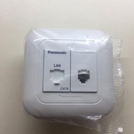 DATA OUTLET OUTLET CAT6 LAN SOCKET/ + PANASONIC PHONE SNI READY
