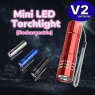 Mini LED Torch Light USB Rechargeable Flashlight Portable Outdoor Camping Hiking Tactical Torch Ligh
