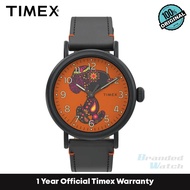 [Official Warranty] Timex TMTW2V60800UJ Men's Timex Standard x Peanuts Featuring Snoopy Dia de los Muertos Watch