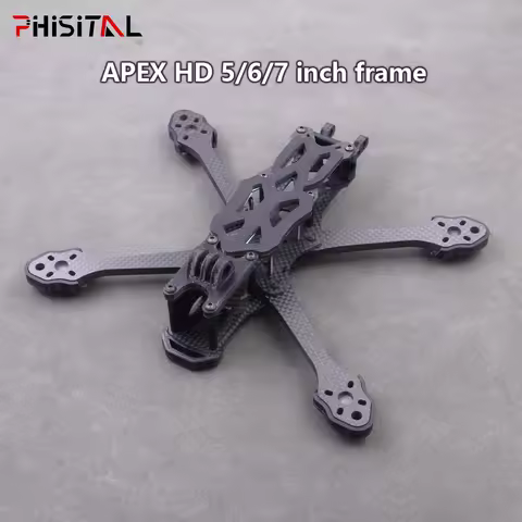 Carbon Fiber FPV Frame kit Freestyle 5/6/7 inch with 5.5mm Arm for APEX HD RC Quadcopter Racing Dron