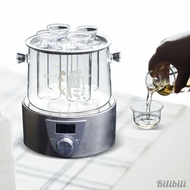 [Bilibili1] Sake Pot Set Sake Tank Sake Cups Japanese Gift Clear for Wedding Hotel Home