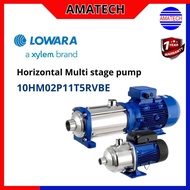 LOWARA e-HM Stainless Steel non-self-priming end-suction horizontal multistage high pressure centrif