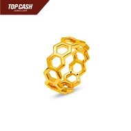 Top Cash Jewellery 999 Gold Honeycomb Ring