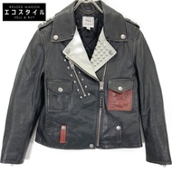 Coach x Disney 黑色 000 2015 鉚釘雙層騎手夾克 2