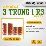 Máy Bơm Bể Cá 3 Trong 1 (Bơm Lọc Thổi Ox i) R3 – 380 - 580 - 1000 - 1200 cam kết hàng chính hãng bảo
