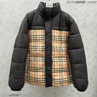 [Surrogate Shopping Special] the Highest Version Bbr/Bur Equestrian Knight Logo Small Plaid Double-Sided Wear down Jacket Coat Overcoat Men and Women Same Style down Jacket Men's down Jacket down Jacket Women