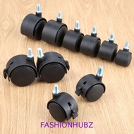 FASHIONHUBZ Chair Wheel Sliding Trolley Replacement Universal Rotating For Industrial Furniture Plat