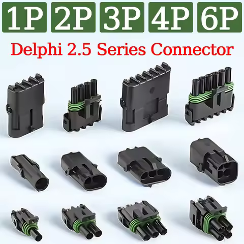 2.5 Delphi 1/2/34/6Pin AMP waterproof auto connector DJ3042Y DJ3021Y-2.5 DJ3011Y DJ3031Y GM Automobi