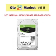 3.5” INTERNAL HDD SEAGATE 4TB BARRACUDA