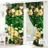 Curtina For Window kurtina 100x210cm Design Curtain For Window Door Room Home Decoration No Ring