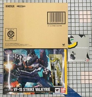 魂Shop限定 Hi-Metal R 超合金~Macross 超時空要塞 VF-1S Strike Valkyrie 福卡機 連初回地台 (二手日版)