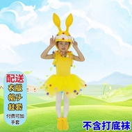 Children Bunny Costume Little White Rabbit Costume Rabbit Animal Costume Skirt Style Bunny Mother Co