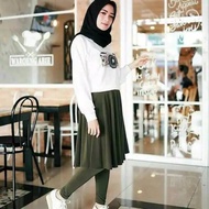 Skirt Leggings / Flare Skirt
