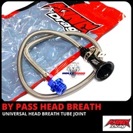 KINGDRAG BYPASS AIR HOSE CNC HEAD BREATH TUBE JOINT UNIVERSAL Y16 Y15 LC135 RS150 RSX EX5 DREAM WAVE