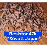 47k Resistor 1/2watt Japan