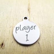 Stainless Steel Charms Pendants - 10pcs/lot-player 1 Stainless Steel Charms Diy - Aliexpress