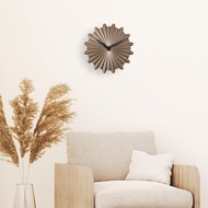 NeXtime Clock - 40cm - - Metallic - 'Sunny'