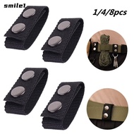 SMILE 1/4/8Pcs Belt Buckle Portable  Double Snaps Heavy Duty