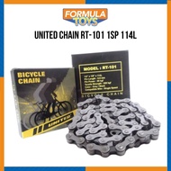 UNITED CHAIN RT-101 1SP 114LINK SINGLE SPEED BICYCLE CHAIN