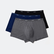 COMBO 3 Quần lót nam sịp đùi boxer ARISTINO cotton tre cạp nhỏ cho người bụng béo kháng khuẩn chống