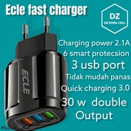 ecle charger adaptor/kepala charger 3.0