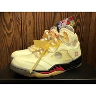 OFF-WHITE x NIKE AIR JORDAN 5 RETRO SP Joint Cream DH8565-100