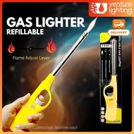 TRAC Refillable Lighter Gas Lighter Pemetik Api Dapur Gas Utility Lighter Windproof Lighter 防风打火机 Ki